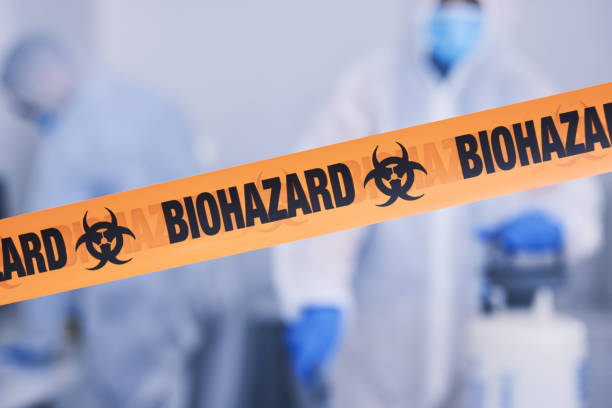Professional Biohazard Cleanup technician working in Bear Creek, WI